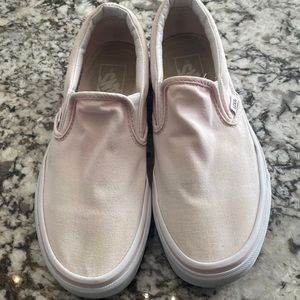 Woman’s Pink Vans Slip Ons 7